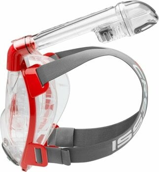Diving Mask Cressi Duke Dry Full Face Mask Clear/Red S/M - 2