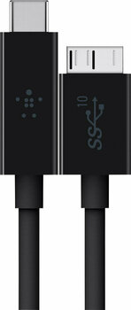 USB Cable Belkin USB 3.1 USB-C to Micro B 3.1 F2CU031bt1M-BLK Black 0,9 m USB Cable - 3