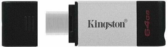 USB-flashdrev Kingston 64GB USB-C 3.2 Gen 1 DataTraveler 80 64 GB USB-flashdrev - 2