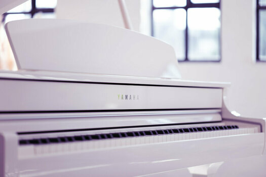 Piano de cauda grand digital Yamaha CLP-795 GPWH Polished White Piano de cauda grand digital - 5