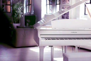 Piano de cola grand digital Yamaha CLP-795 GPWH Piano de cola grand digital Polished White - 5