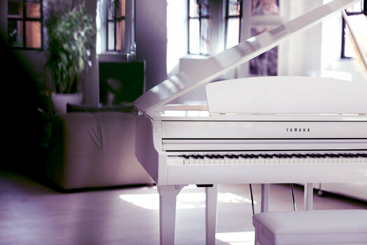 Piano grand à queue numérique Yamaha CLP-795 GPWH Polished White Piano grand à queue numérique - 6