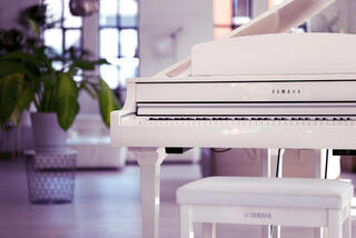 Piano de cola grand digital Yamaha CLP-795 GPWH Piano de cola grand digital Polished White - 6