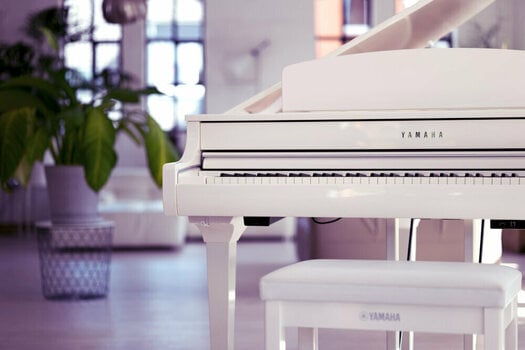 Piano grand à queue numérique Yamaha CLP-795 GPWH Polished White Piano grand à queue numérique - 7