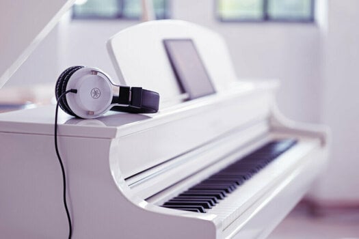 Piano de cola grand digital Yamaha CLP-795 GPWH Polished White Piano de cola grand digital - 9