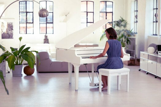 Piano de cauda grand digital Yamaha CLP-795 GPWH Polished White Piano de cauda grand digital - 12