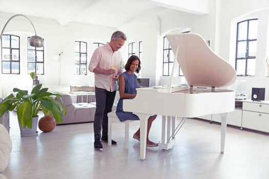 Piano grand à queue numérique Yamaha CLP-795 GPWH Polished White Piano grand à queue numérique - 24