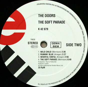Vinyl Record The Doors - The Soft Parade (LP) - 3