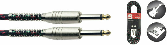 Instrument Cable Stagg SGC6VT Black 6 m Straight - Straight - 2