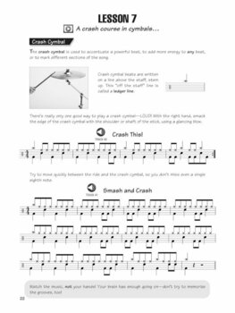 Partituri pentru tobe și percuție Hal Leonard FastTrack - Drums Method 1 Starter Pack Partituri - 4