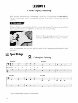 Sheet Music for Bass Guitars Hal Leonard FastTrack - Bass Guitar 1 Starter Pack Music Book - 3