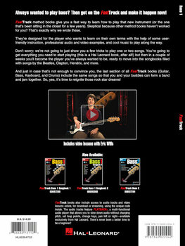 Partitions pour basse Hal Leonard FastTrack - Bass Guitar 1 Starter Pack Partition - 6