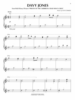 Noty pre klávesové nástroje Hal Leonard Pirates of the Caribbean Piano Noty - 4