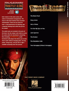 Music sheet for pianos Hal Leonard Pirates of the Caribbean Piano Music Book - 6