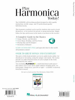 Nodeblad til blæseinstrumenter Hal Leonard Play Harmonica Today! Level 1 Musik bog - 6