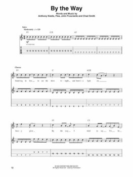 Partitura para guitarras e baixos Hal Leonard Guitar Red Hot Chilli Peppers Livro de música - 3
