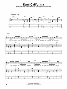 Noten für Gitarren und Bassgitarren Hal Leonard Guitar Red Hot Chilli Peppers Noten - 5