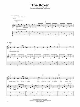 Music sheet for guitars and bass guitars Simon & Garfunkel Guitar Music Book - 3