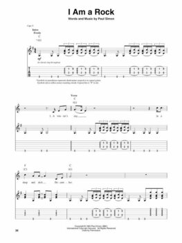Noten für Gitarren und Bassgitarren Simon & Garfunkel Guitar Noten - 4