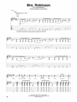 Noten für Gitarren und Bassgitarren Simon & Garfunkel Guitar Noten - 5