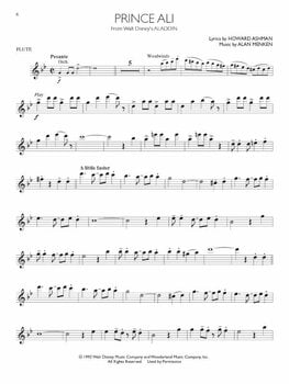 Music sheet for wind instruments Disney Movie Hits Flute Music Book - 3