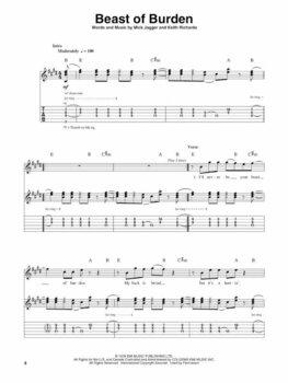 Noten für Gitarren und Bassgitarren Hal Leonard Guitar Rolling Stones Noten - 3