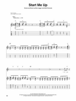 Noten für Gitarren und Bassgitarren Hal Leonard Guitar Rolling Stones Noten - 4