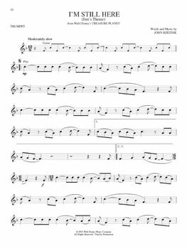 Music sheet for wind instruments Disney Greats Trumpet Music Book - 4
