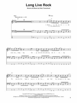 Partitions pour basse The Who Bass Guitar Partition - 3