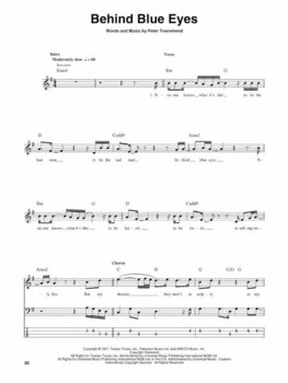 Partitions pour basse The Who Bass Guitar Partition - 5