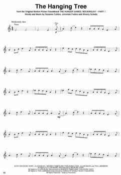 Note za godala Hal Leonard Movie Music Violin Notna glasba - 3