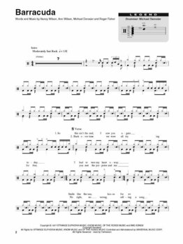 Partituri pentru tobe și percuție Hal Leonard Classic Rock Drums Partituri - 3