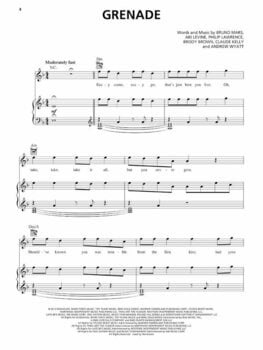 Partitions pour piano Bruno Mars Piano Partition - 2