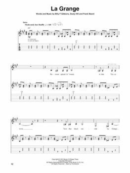 Music sheet for guitars and bass guitars ZZ Top Guitar Play-Along Volume 99 Music Book - 4