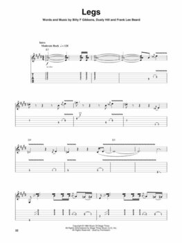 Music sheet for guitars and bass guitars ZZ Top Guitar Play-Along Volume 99 Music Book - 5