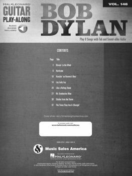 Music sheet for guitars and bass guitars Bob Dylan Guitar Play-Along Volume 148 Music Book - 2