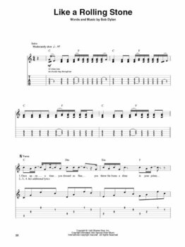 Music sheet for guitars and bass guitars Bob Dylan Guitar Play-Along Volume 148 Music Book - 3