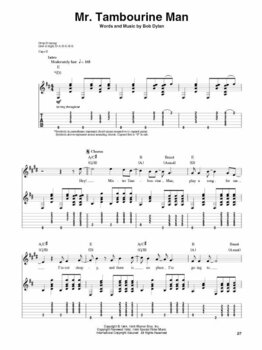 Music sheet for guitars and bass guitars Bob Dylan Guitar Play-Along Volume 148 Music Book - 4