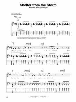 Music sheet for guitars and bass guitars Bob Dylan Guitar Play-Along Volume 148 Music Book - 5