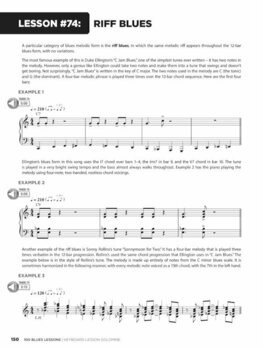 Music sheet for pianos Hal Leonard Keyboard Lesson Goldmine: 100 Blues Lessons Music Book - 5