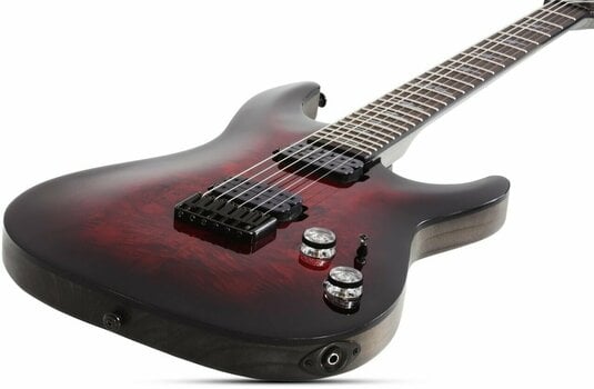 Elektrische gitaar Schecter Omen Elite-6 Black Cherry Burst - 2