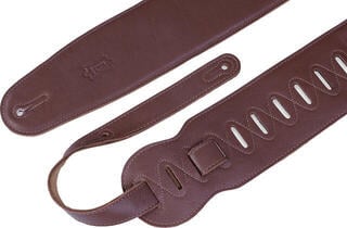 Guitar strap Levy's Heritage Crafted Standard Guitar strap Brown - 1
