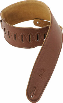 Leather guitar strap Levys M4GF Leather guitar strap Brown - 3