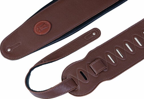 Leather guitar strap Levys MSS2-4 Leather guitar strap Brown - 2