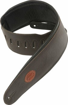 Leather guitar strap Levys MSS2-4 Leather guitar strap Dark Brown - 3