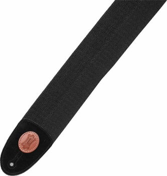 Tracolla Tessuto Levys MSSC4-BLK Signature Series 3" Heavy-weight Cotton Bass Strap Black - 2