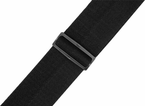 Tracolla Tessuto Levys MSSC4-BLK Signature Series 3" Heavy-weight Cotton Bass Strap Black - 3