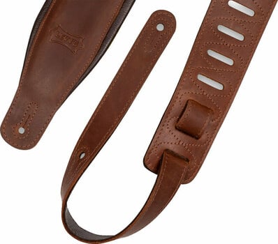 Leather guitar strap Levys PM32BH Leather guitar strap Brown - 3