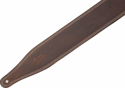 Leather guitar strap Levys M17BDS Leather guitar strap Dark Brown - 2