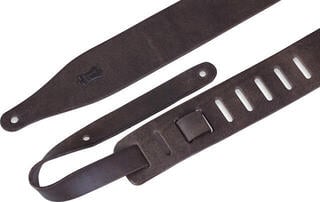 Guitar strap Levy's Distressed Leather Guitar strap Brown - 1
